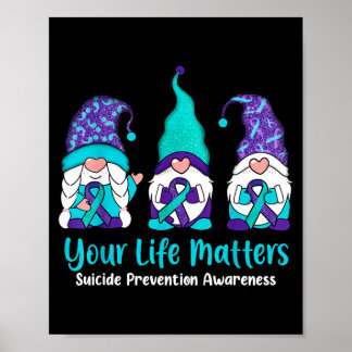Poster Prevention awareness gnome your life gnomes