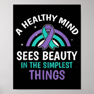 Poster Prévention de la sensibilisation à la santé mental