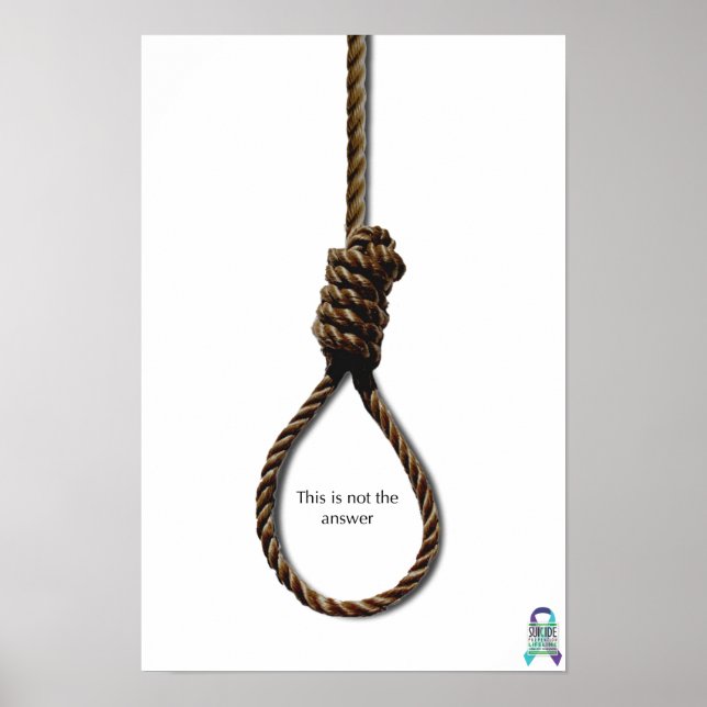 Poster Prévention du suicide (Devant)