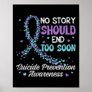 Poster Prévention Du Suicide Aucune Histoire Ne Devrait M