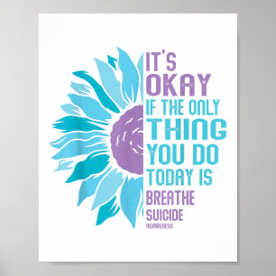 Poster Prévention du suicide et sensibilisation à la dépr