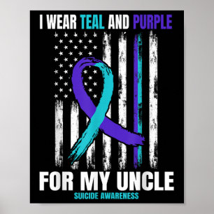 Poster Prévention du suicide Femmes Hommes Oncle Ameri