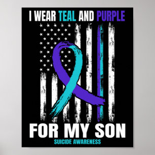 Poster Prévention du suicide Fils Femmes Hommes Amérique
