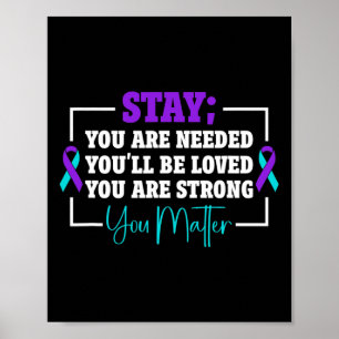 Poster Prévention du suicide Sensibilisation 1