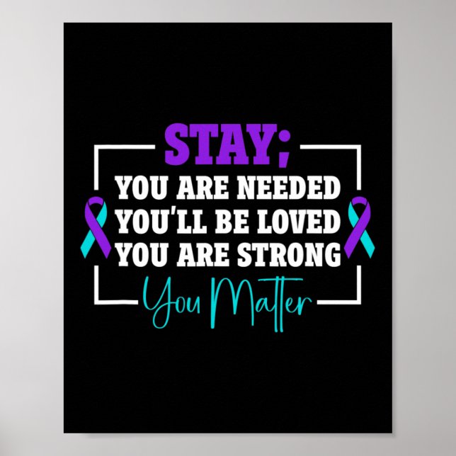 Poster Prévention du suicide Sensibilisation 1 (Devant)