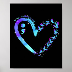 Poster Prévention du suicide Sensibilisation Aucune histo