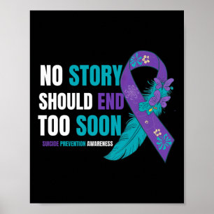 Poster Prévention du suicide Sensibilisation Aucune histo