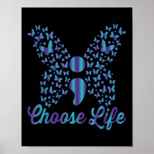 Poster Prévention du suicide Sensibilisation Choisissez l
