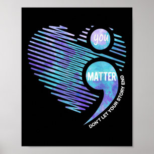 Poster Prévention du suicide Sensibilisation Ne laissez p