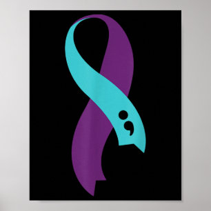 Poster Prévention du suicide Survivor Ribbon Pro-vie T Sh