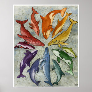 Poster Pride cétacée