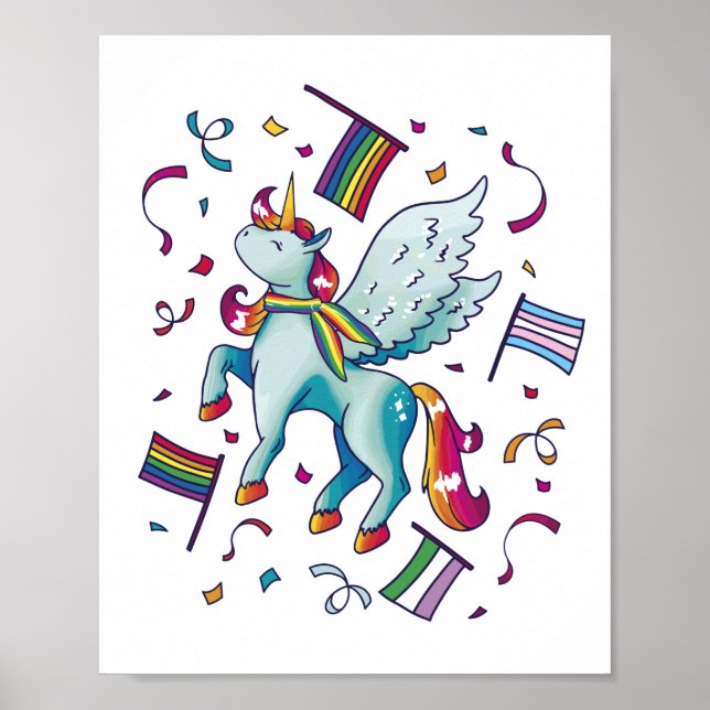 Poster Pride Pegasus (Devant)