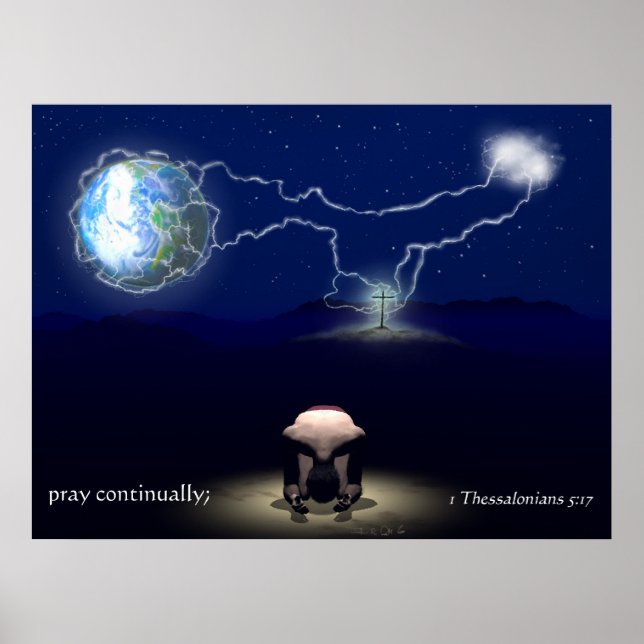 Poster Prier (Devant)