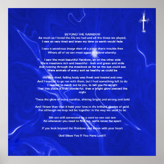 POSTER PRIÈRE ANIMALE APRÈS PERTE