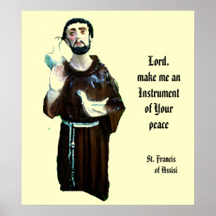 Poster Prière de Saint François