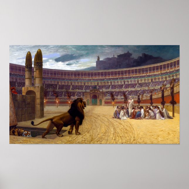 Poster Prière Dernière des martyrs chrétiens | J-L Gé me (Devant)
