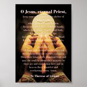 Poster Prière pour les prêtres Imprimer
