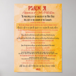 Poster Prière PSALM 91
