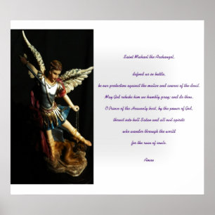 Poster Prière Saint Michael