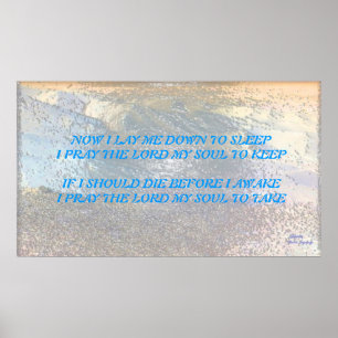 POSTER PRIEZ...MAINTENANT JE ME LAISSE DORMIR.