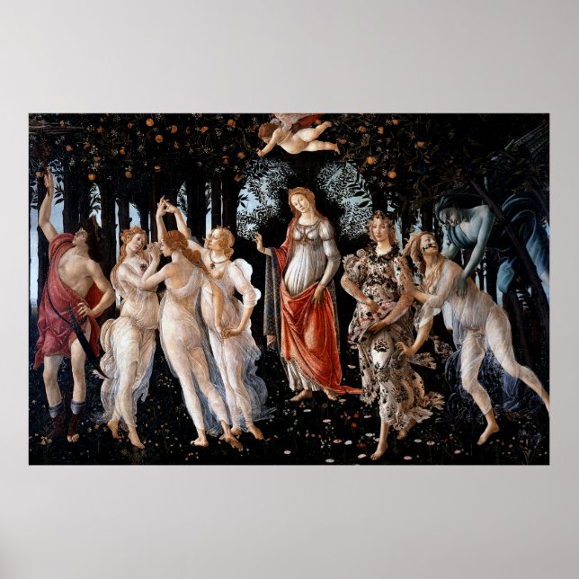 Poster Primavera Botticelli (Devant)