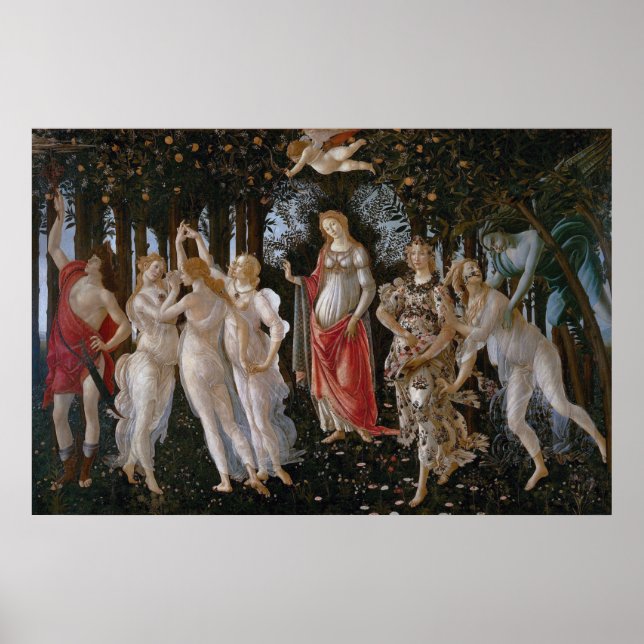 Poster Primavera Botticelli (Devant)