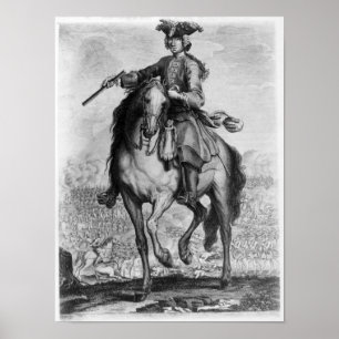 Poster Prince Charles Edouard Stuart à la bataille
