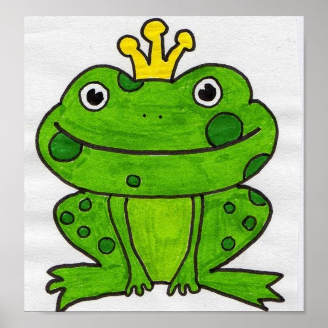 Poster Prince de grenouille (Devant)