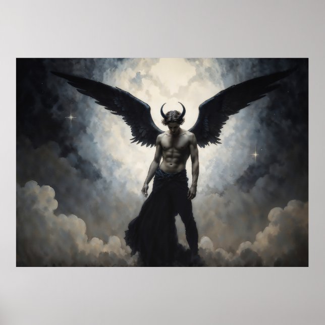 Poster Prince de l'Enfer Lucifer (Devant)