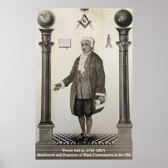 Poster Prince Hall (c. 1735-1807) (Devant)