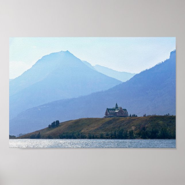 Poster Prince of Wales Hotel Parc national des Lacs-Water (Devant)