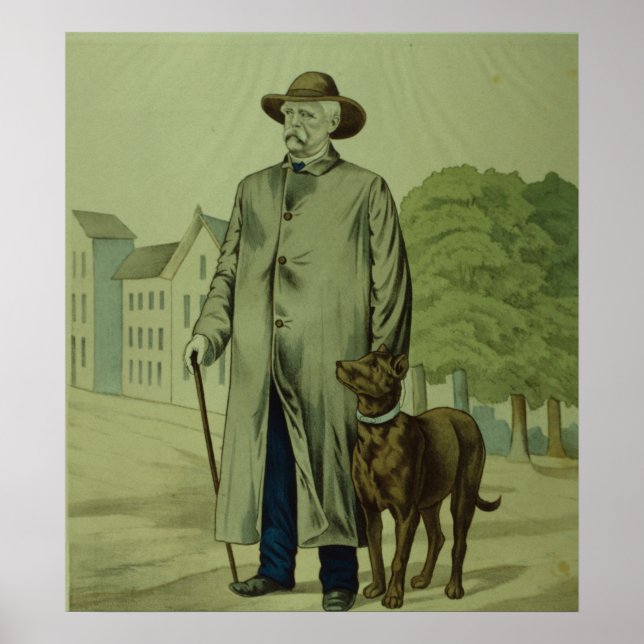 Poster Prince Otto von Bismarck à Friedrichsruh (Devant)