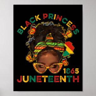Poster Princes Noirs Juneteenth 1865 Mois de l'Histoire M