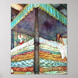 Poster Princess And The Pea Print - Fairy Tale Hans Ander