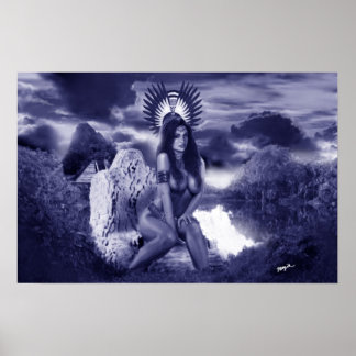 Poster Princesse Aztec