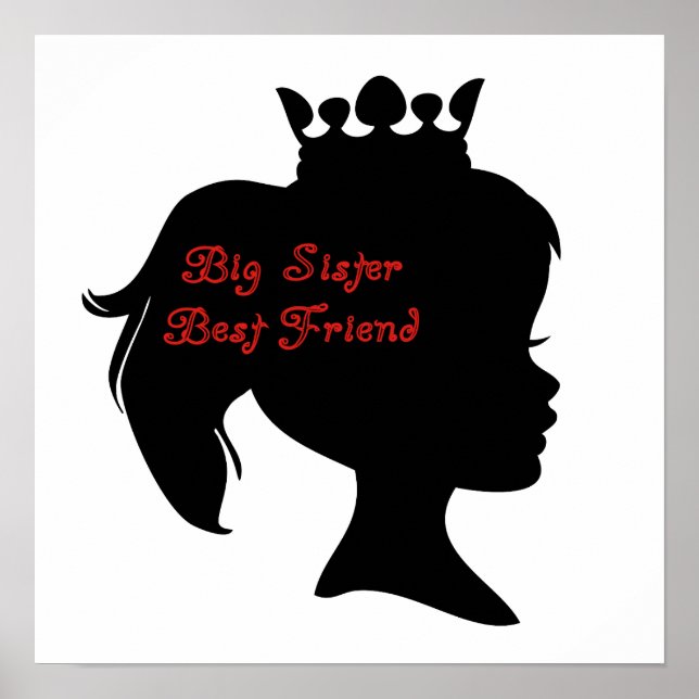 Poster Princesse Big Soeur Meilleur Ami (Devant)