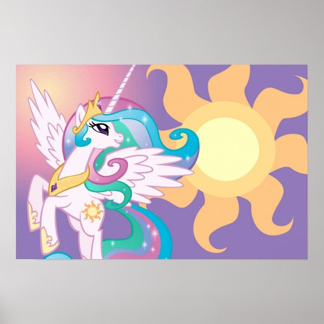 Poster Princesse Celestia (Devant)