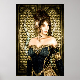 Poster Princesse de conte de fées