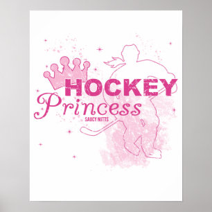 Poster Princesse de hockey