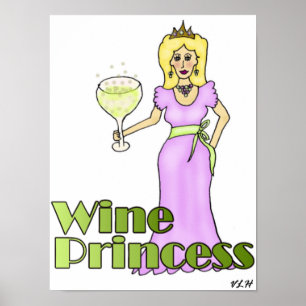 Poster Princesse de vin