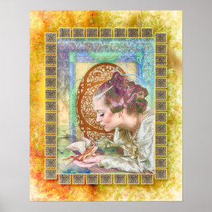 Poster Princesse et Prince de la Grenouille