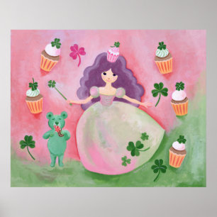 Poster Princesse Irlandaise de Cupcake