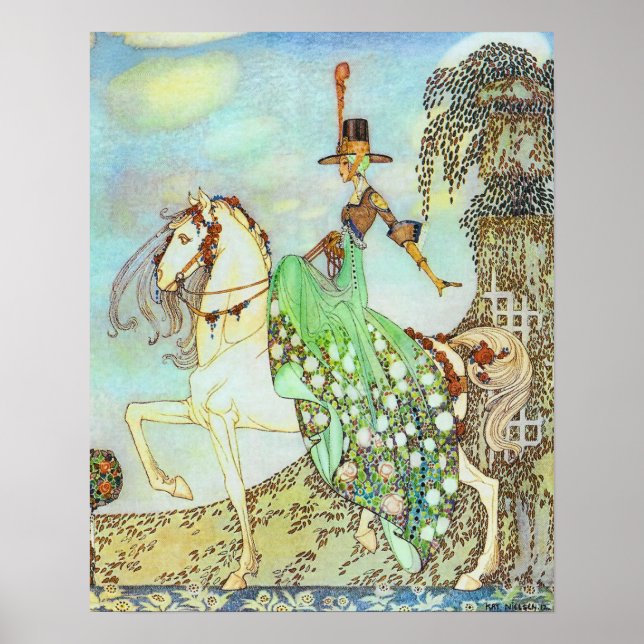 Poster Princesse Minon Minette Kay Nielsen Fairy Tale (Devant)
