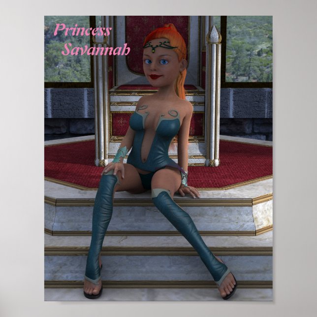 Poster Princesse Savannah (Devant)
