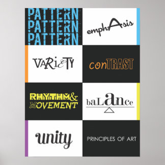 Poster Principes de l'art