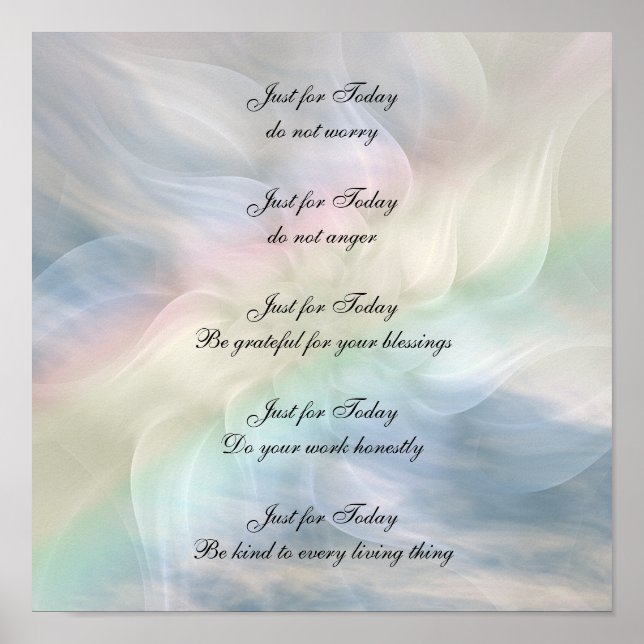 Poster Principes de Reiki (Devant)