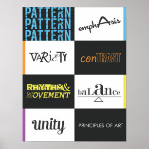 Poster Principles of Art