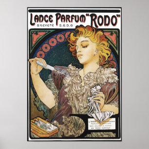 Poster/Print: Alphonse Mucha-Lance Parfum "Rodo" Poster