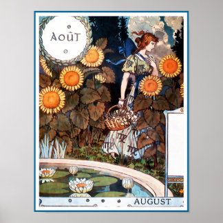 Poster/Print:  August/ Auot Poster