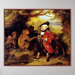 Poster/Print: Der Affe, der die Welt gesehen hatte Poster